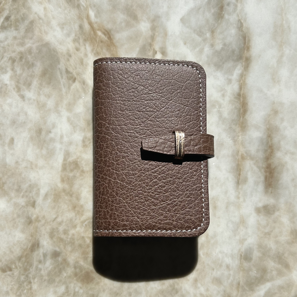 Porte-Carte - Marron et Or